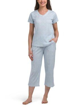 POPPY & CLAY 2pc Organic Cotton Peace And Hope Pajama Set